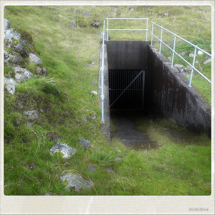 Tunnel entrance.